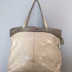 Coach Biege Handbag